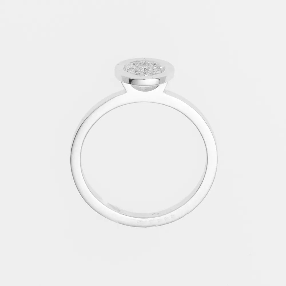 18K Μονόπετρο Δαxτυλίδι Αρραβώνων με Διαμάντι EM101