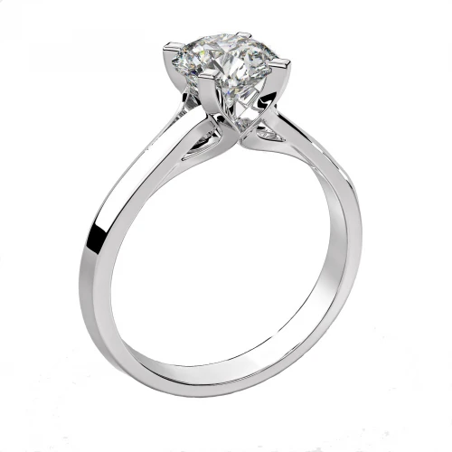 18K Μονόπετρο Δαxτυλίδι Αρραβώνων με Διαμάντι ENG05