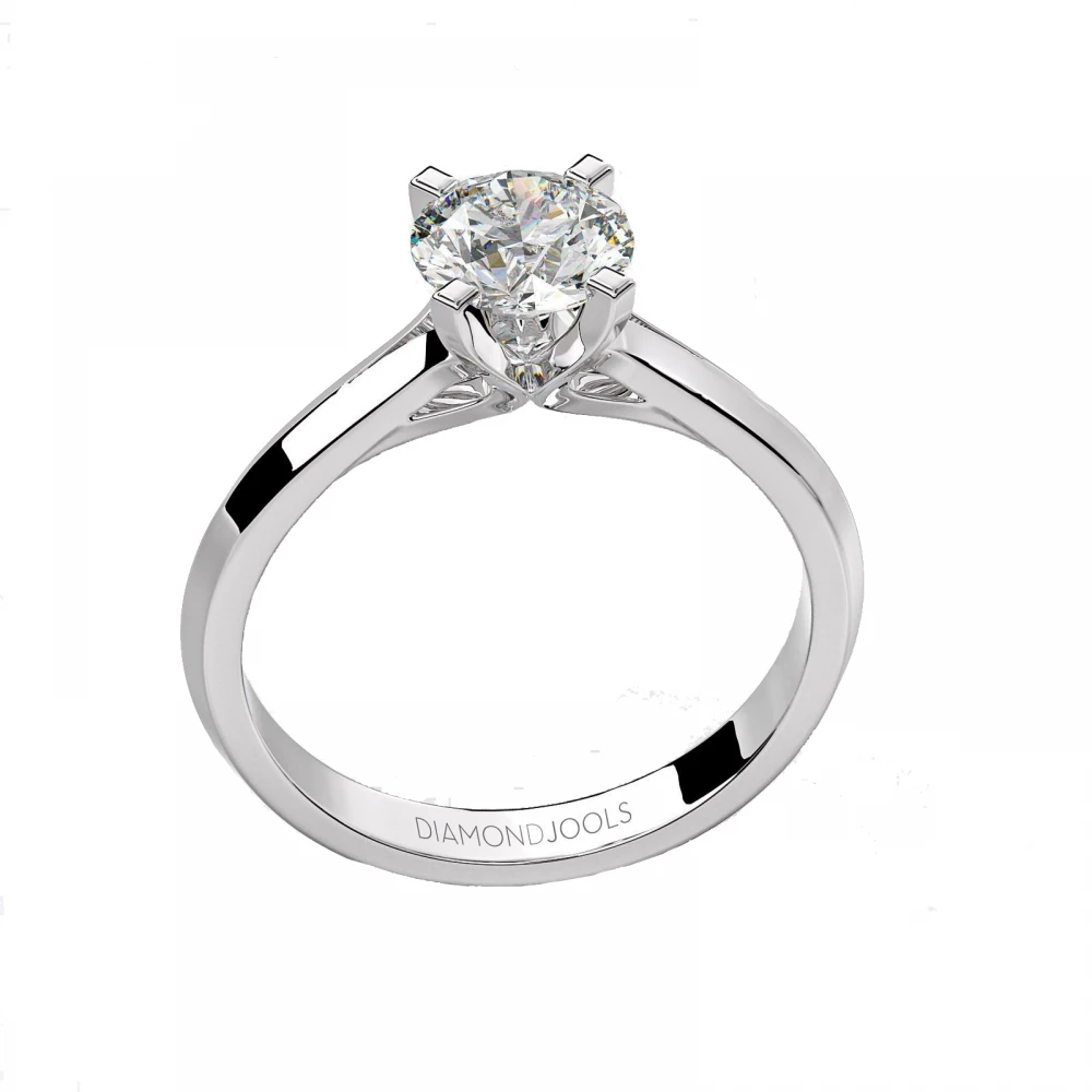 18K Μονόπετρο Δαxτυλίδι Αρραβώνων με Διαμάντι ENG05