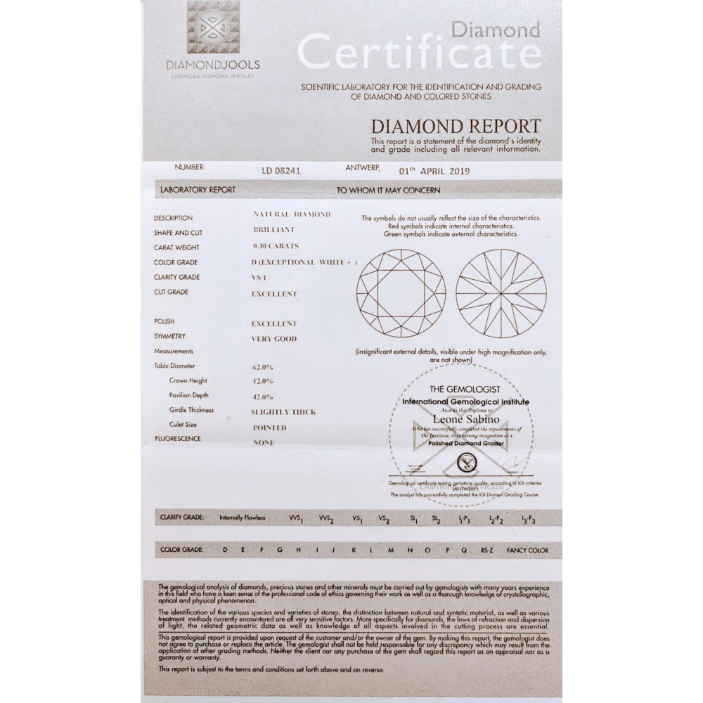 18K Μονόπετρο Δαxτυλίδι Αρραβώνων με Διαμάντι ENG05