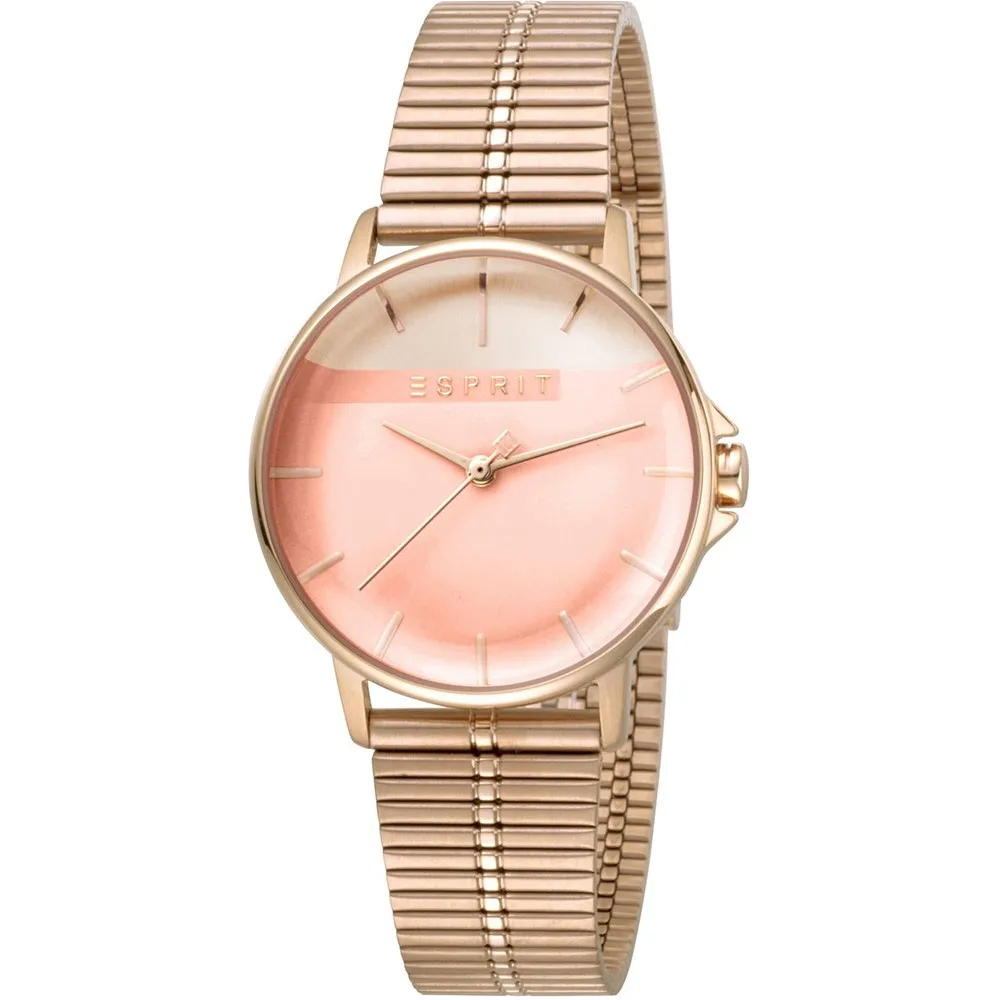 ESPRIT Fifty Fifty Rose Gold Stainless Steel Bracelet ES1L065M0085