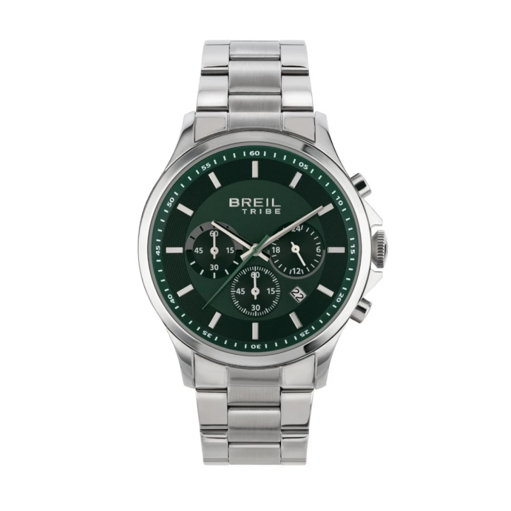 BREIL KART Χρονογράφος με Ασημί Μπρασελέ από Ανοξείδωτο Ατσάλι EW0660