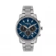 BREIL Caliber Χρονογράφος με Ασημί Μπρασελέ από Ανοξείδωτο Ατσάλι EW0728