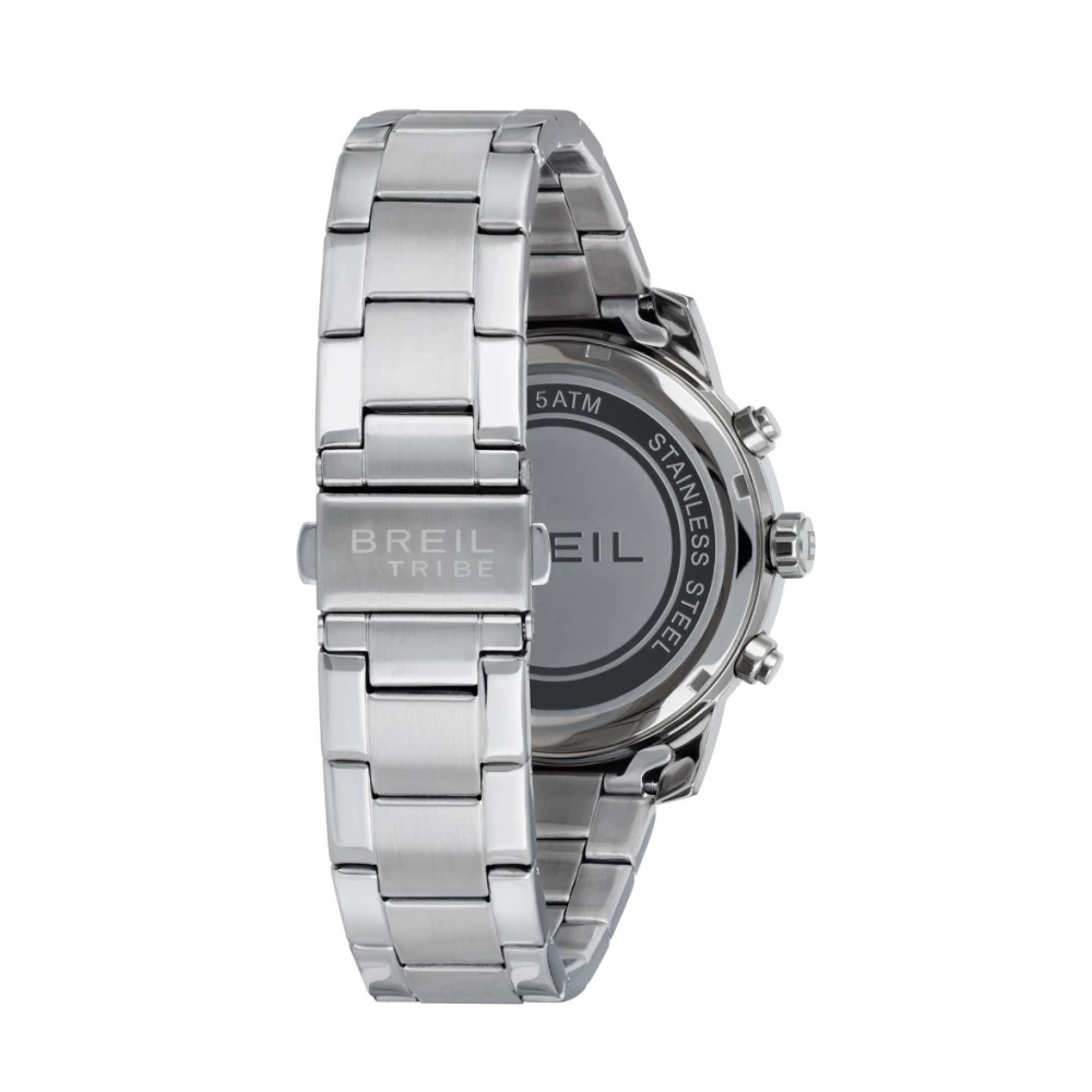 BREIL Caliber Χρονογράφος με Ασημί Μπρασελέ από Ανοξείδωτο Ατσάλι EW0728