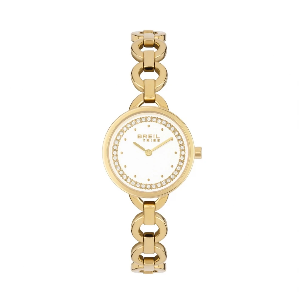 BREIL Anouk Crystals με Μπρασελέ από Ανοξείδωτο Ατσάλι σε Χρυσό Τόνο EW0743