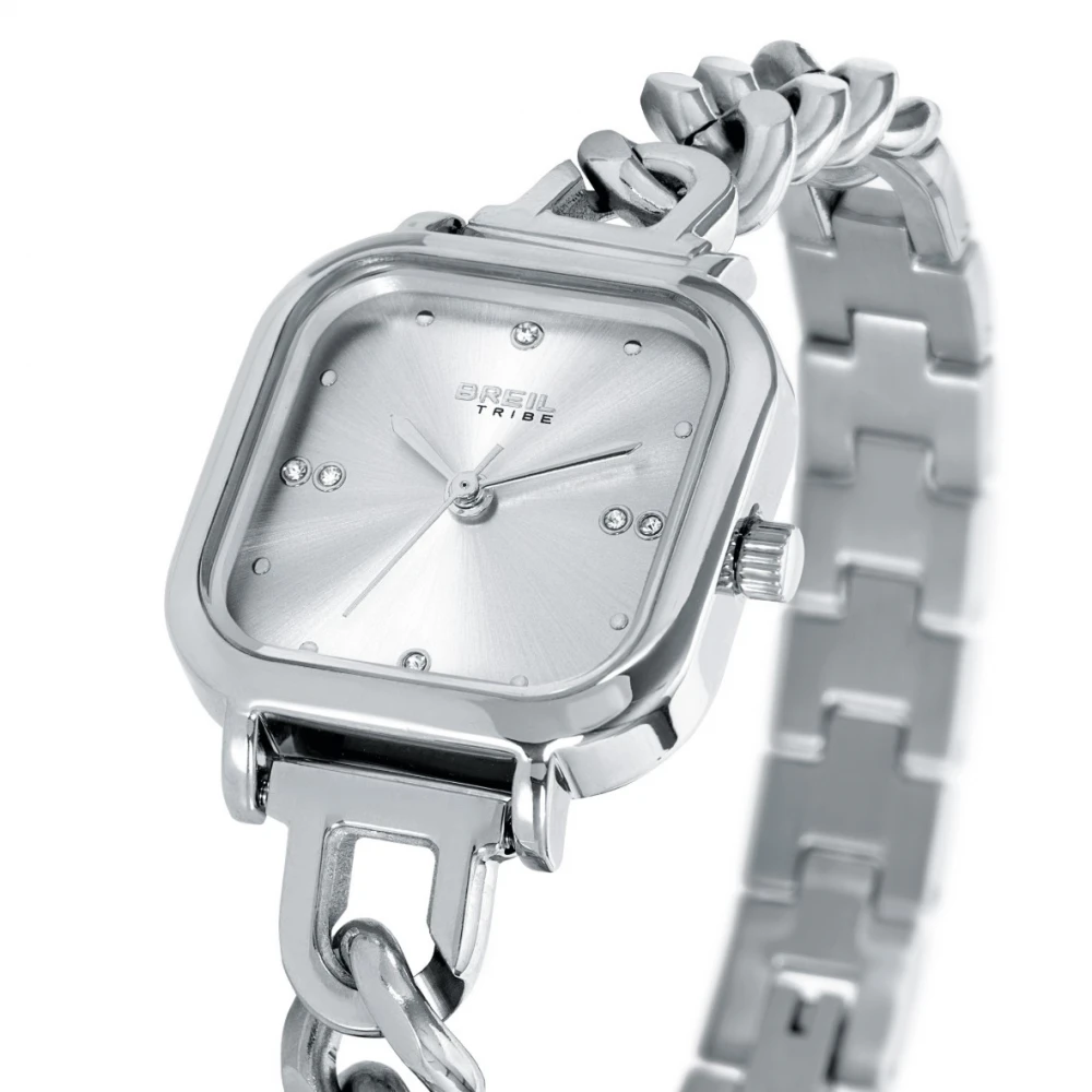BREIL Elise με Ασημί Μπρασελέ από Ανοξείδωτο Ατσάλι EW0833