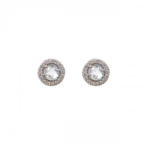 14K Χρυσά Σκουλαρίκια με Ζιργκόν SK5011O