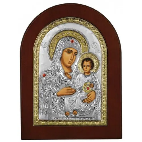 Θρησκευτική Εικόνα Ασημί Πλαίσιο ΠΑΝΑΓΙΑ ΤΗΣ ΒΗΘΛΕΕΜ  MA/E1109VX