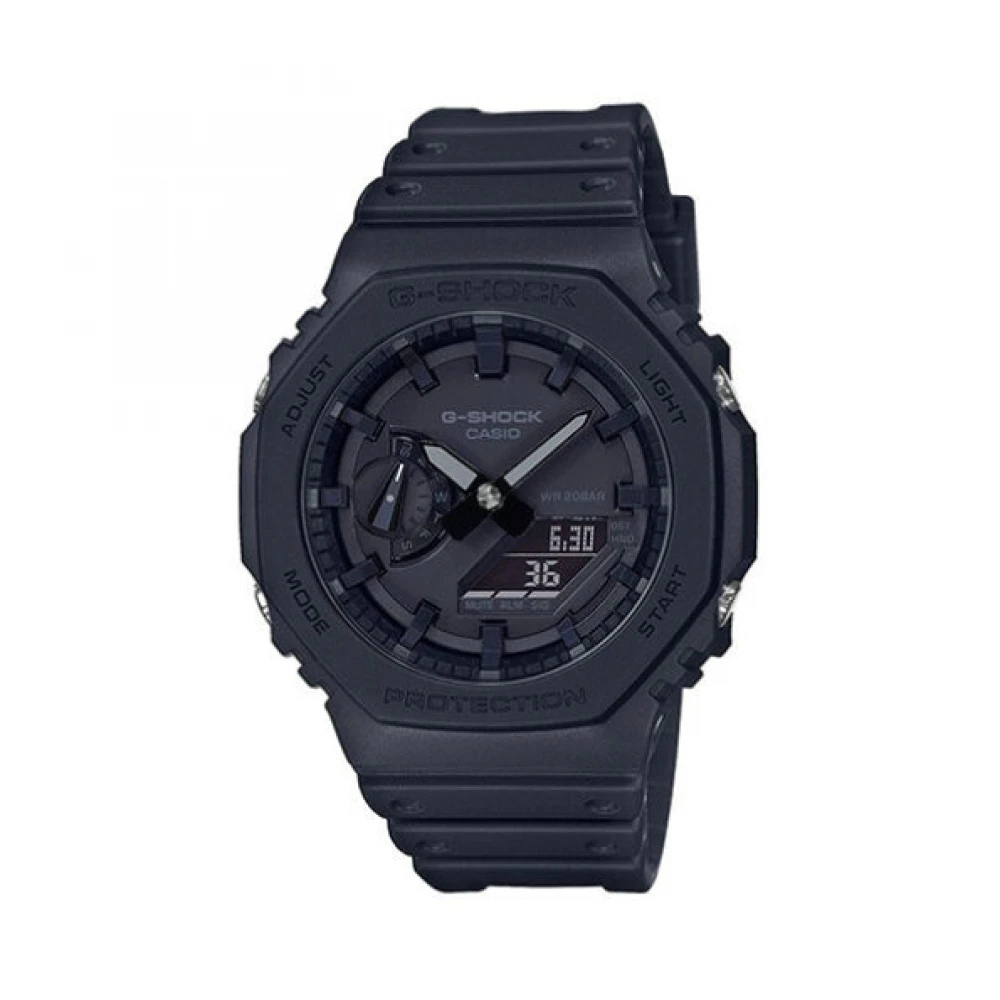 CASIO G-SHOCK με Μαύρο Λουράκι από Καουτσούκ GA-2100-1A1ER