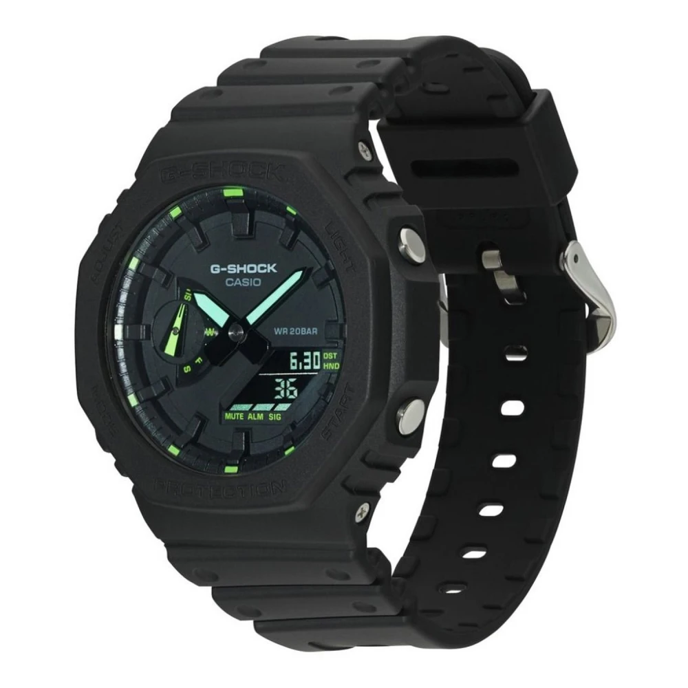 CASIO G-SHOCK με Μαύρο Λουράκι από Καουτσούκ GA-2100-1A3ER