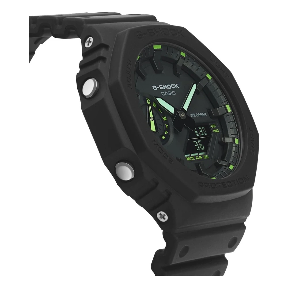 CASIO G-SHOCK με Μαύρο Λουράκι από Καουτσούκ GA-2100-1A3ER