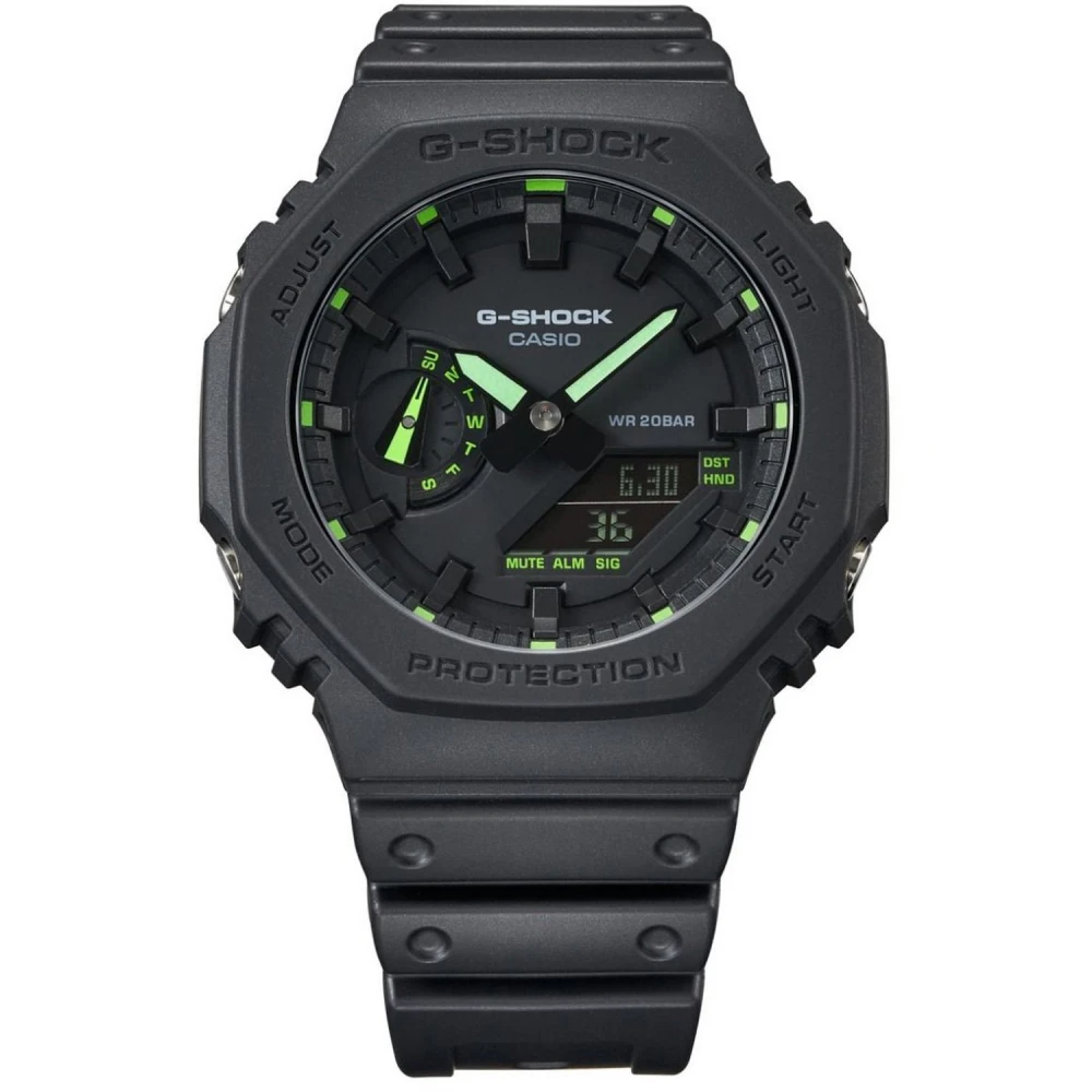 CASIO G-SHOCK με Μαύρο Λουράκι από Καουτσούκ GA-2100-1A3ER