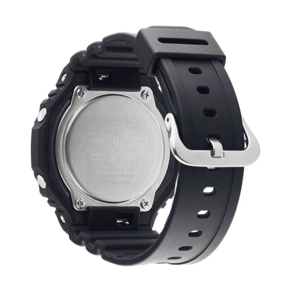 CASIO G-SHOCK με Μαύρο Λουράκι από Καουτσούκ GA-2100-1A1ER