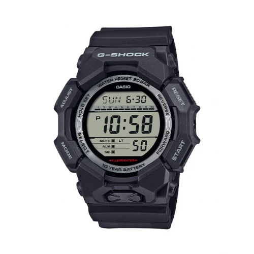CASIO G-Shock Μαύρο με λουράκι από καουτσούκ GD-010-1ER
