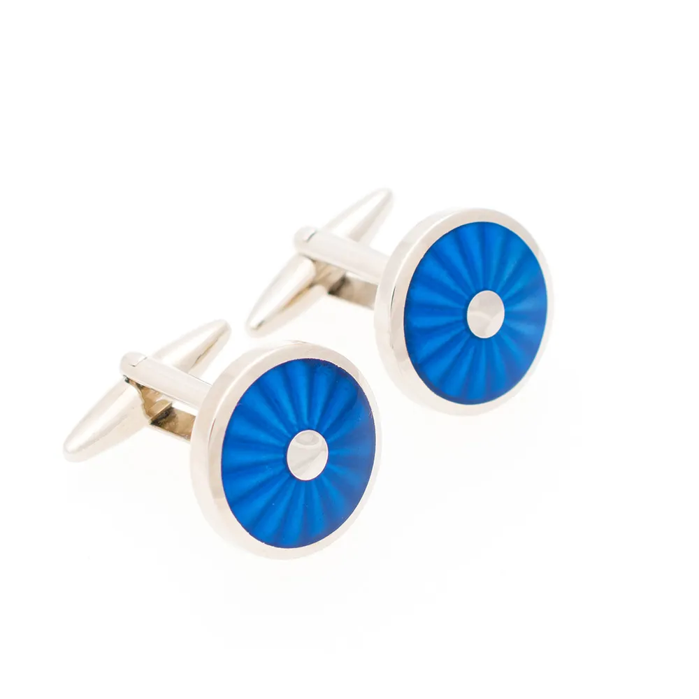 Μανικετόκουμπα Χαλκός Επιροδιωμένο Μπλε GF68XE