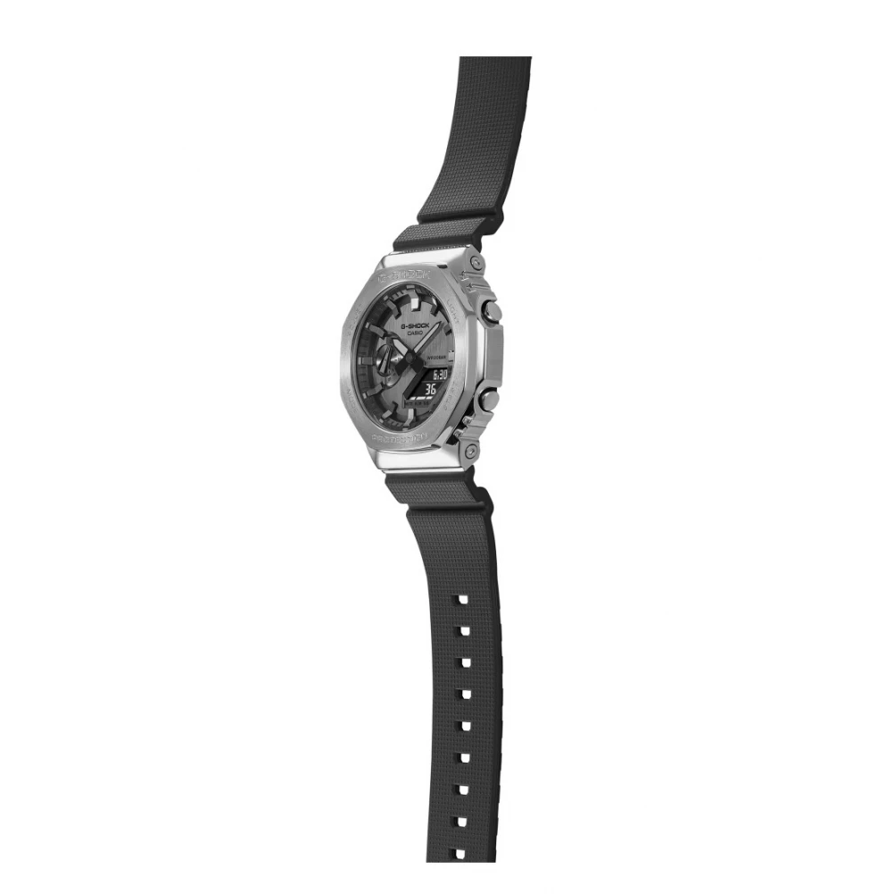 CASIO G-Shock με Μαύρο Λουράκι σιλικόνης GM-2100-1AER