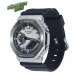 CASIO G-Shock με Μαύρο Λουράκι σιλικόνης GM-2100-1AER-MAN