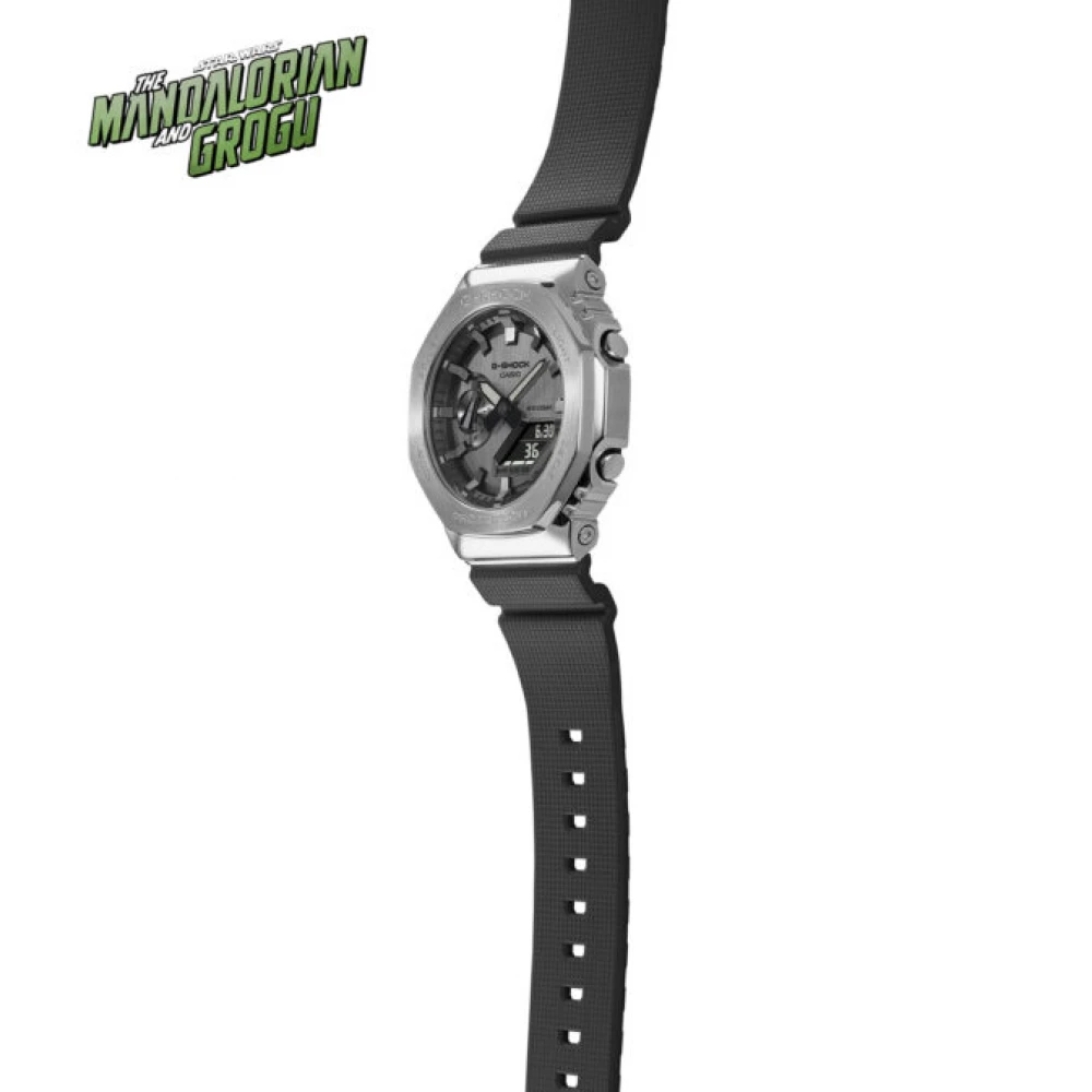 CASIO G-Shock με Μαύρο Λουράκι σιλικόνης GM-2100-1AER-MAN