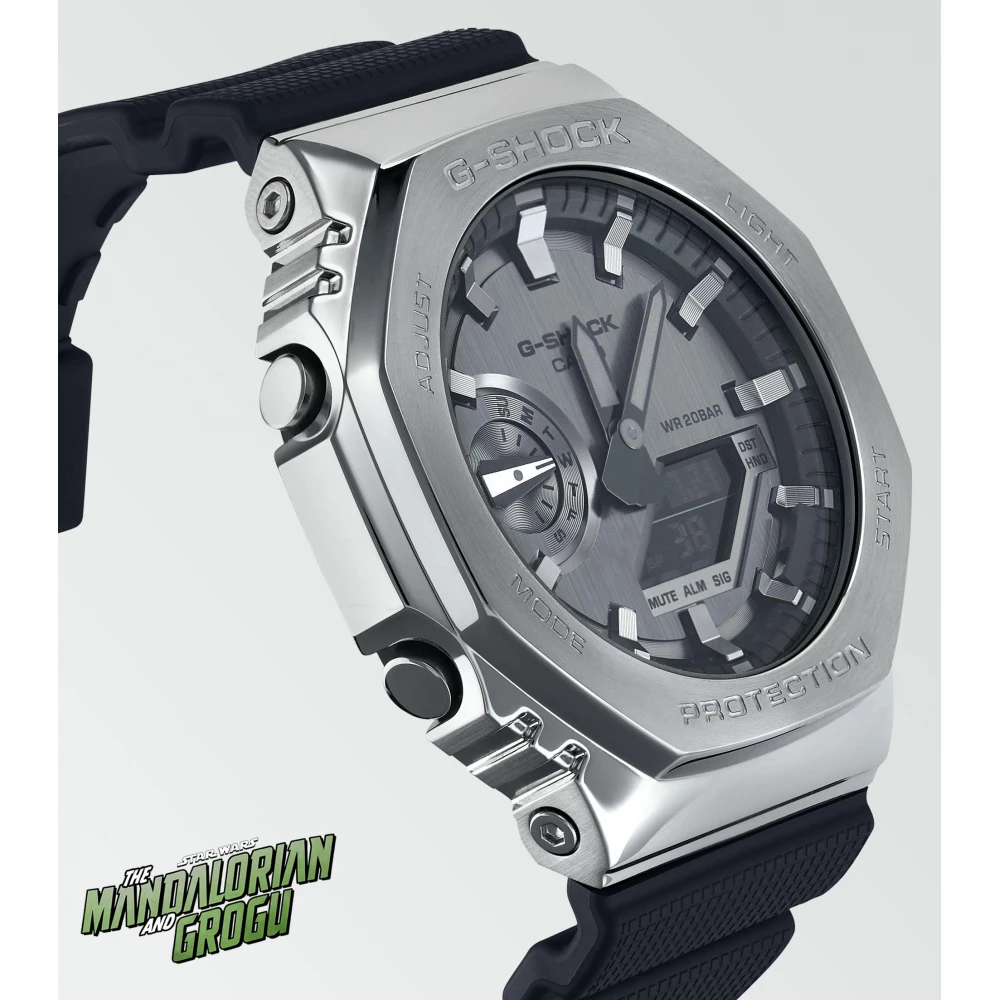 CASIO G-Shock με Μαύρο Λουράκι σιλικόνης GM-2100-1AER-MAN