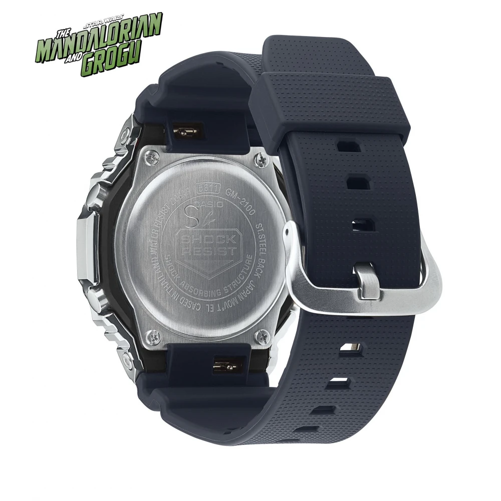 CASIO G-Shock με Μαύρο Λουράκι σιλικόνης GM-2100-1AER-MAN