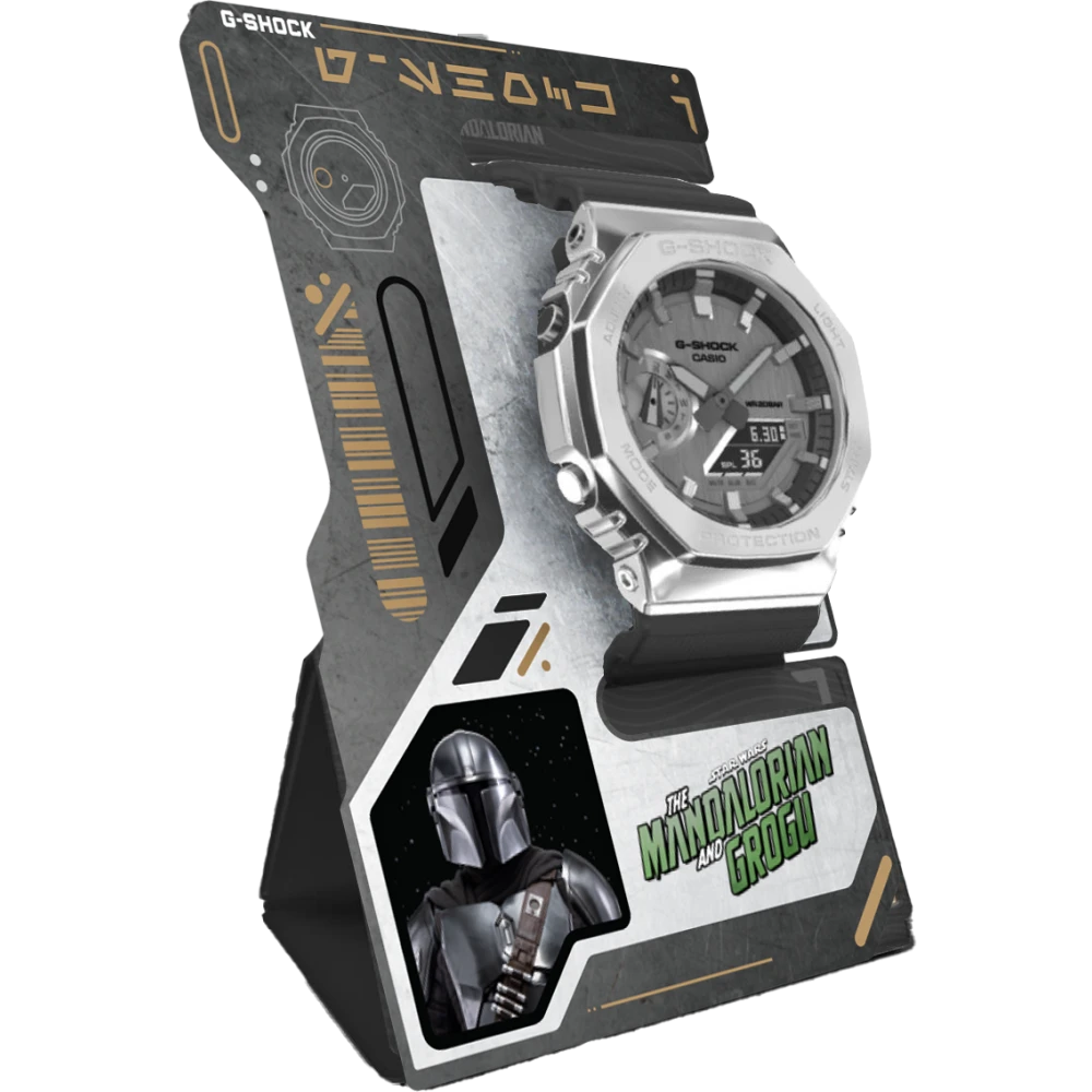 CASIO G-Shock με Μαύρο Λουράκι σιλικόνης GM-2100-1AER-MAN