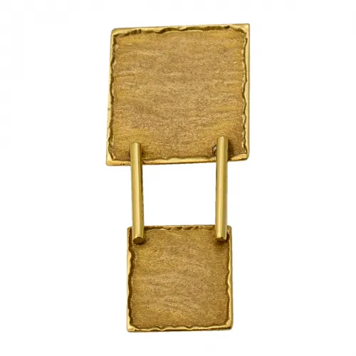 14K Χρυσό Μενταγιόν Διπλό Κρεμαστό Σφυρήλατο GM230T