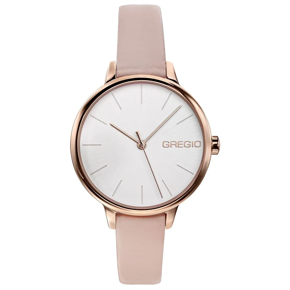 GREGIO Fiorella Beige Leather Strap GR220080