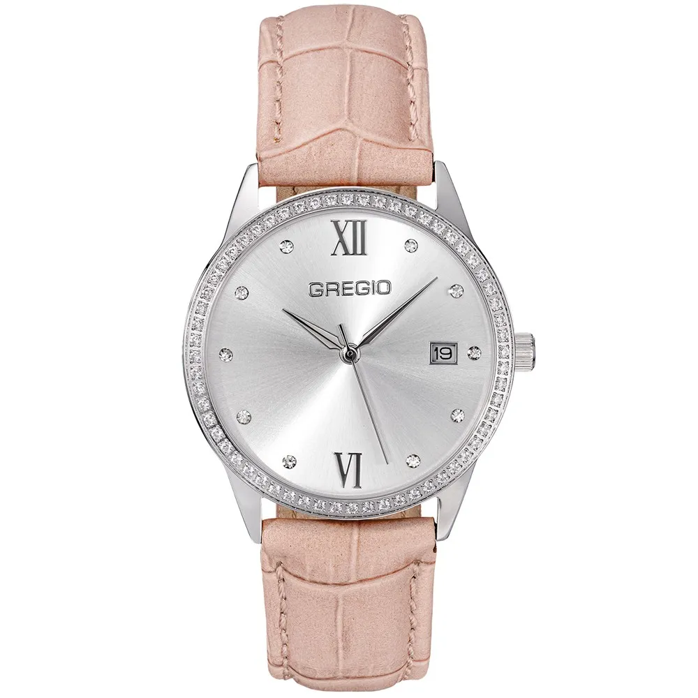 GREGIO Elise Pink Leather Strap GR320010