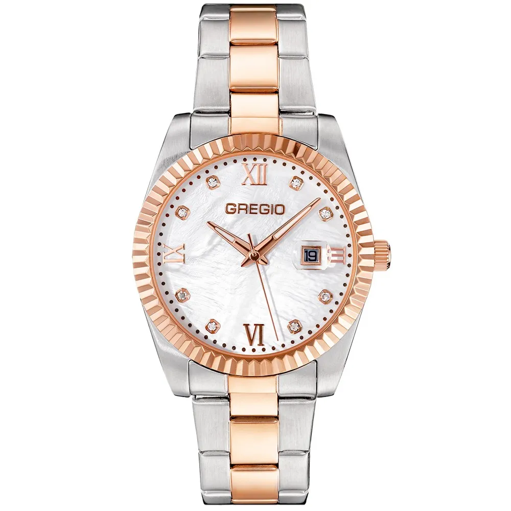 GREGIO Mallory Two Tone Stainless Steel Bracelet GR360050