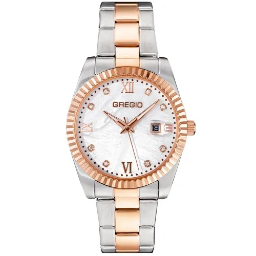 GREGIO Mallory Two Tone Stainless Steel Bracelet GR360050