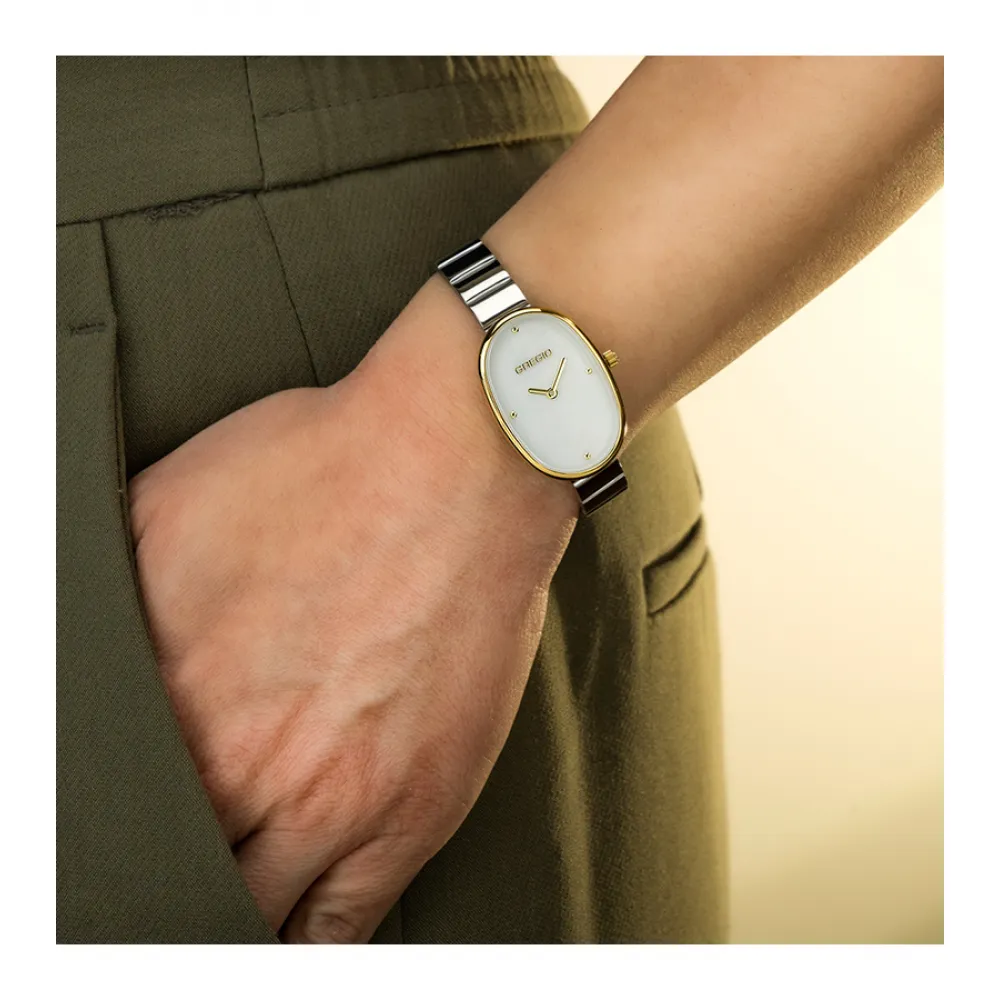 GREGIO Aveline Silver Stainless Steel Bracelet GR380060