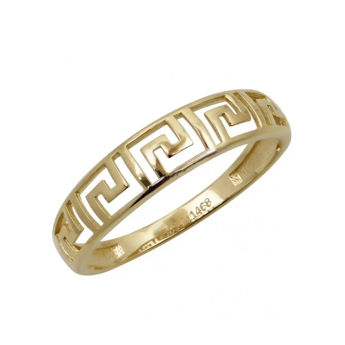 14K Χρυσό Δαχτυλίδι Μαίανδρος GRE2075
