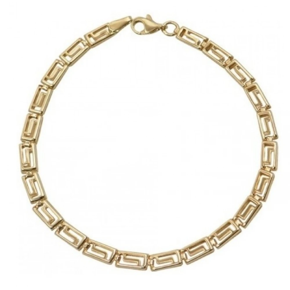 9K Χρυσό Βραχιόλι με Μαίανδρο GRE3055