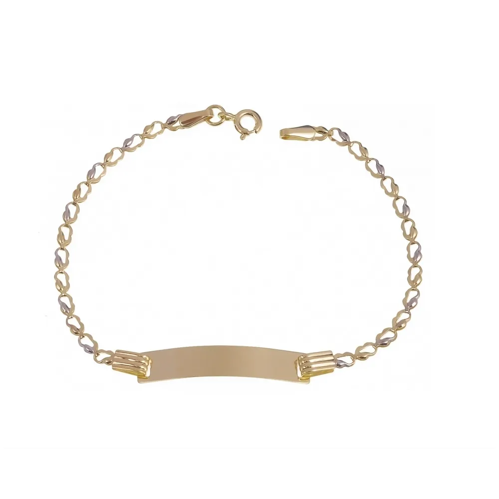 14K Χρυσό Bραχιόλι Ταυτότητα JR6055O