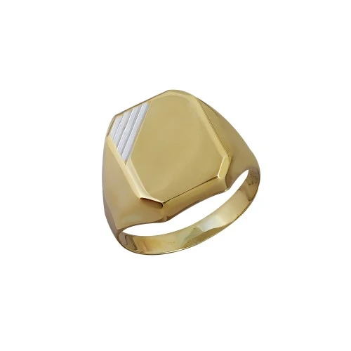 14K Χρυσό Δίχρωμο Δαχτυλίδι DA5006O