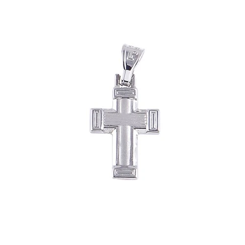 14K Λευκόχρυσος Σταυρός ST5027O
