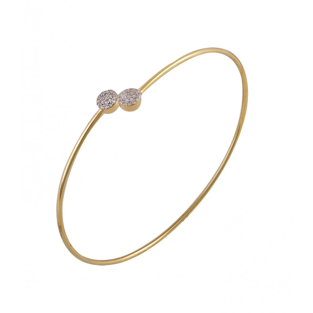 14K Χρυσό βραχιόλι με Ζιργκόν BR5218O