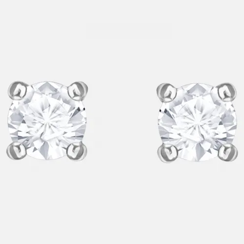 SWAROVSKI Attract Pierced Earrings White Rhodium Plated 5408436