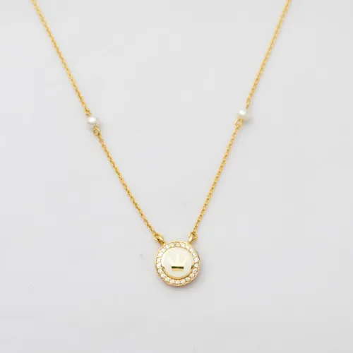 14K Χρυσό Κολιέ με Ζιργκόν KK265