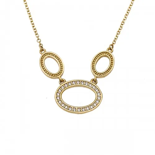 14K Χρυσό Κολιέ με Ζιργκόν KL124AL1