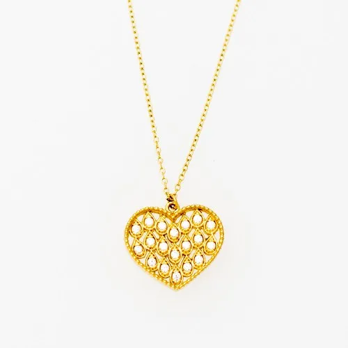 14K Χρυσό Κολιέ με Ζιργκόν KL777KG1