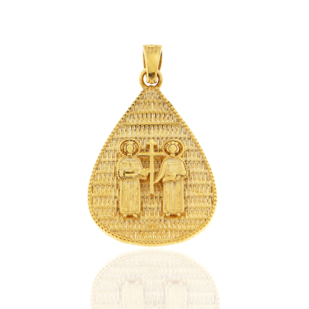 9K Χρυσό Κωνσταντινάτο Διπλής Όψεως P354AKR