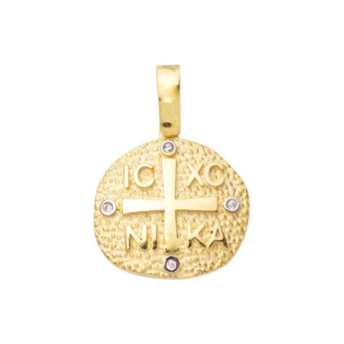 9K Χρυσό Κωνσταντινάτο με Ζιργκόν KN429KG1