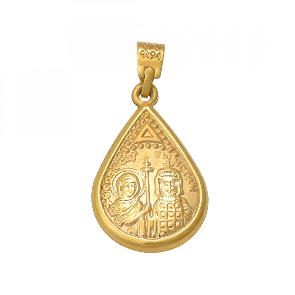 9K Χρυσό Κωνσταντινάτο Διπλής Όψεως KN704VR1