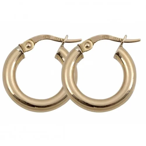 14K Χρυσά Σκουλαρίκια Κρίκοι KR6007O