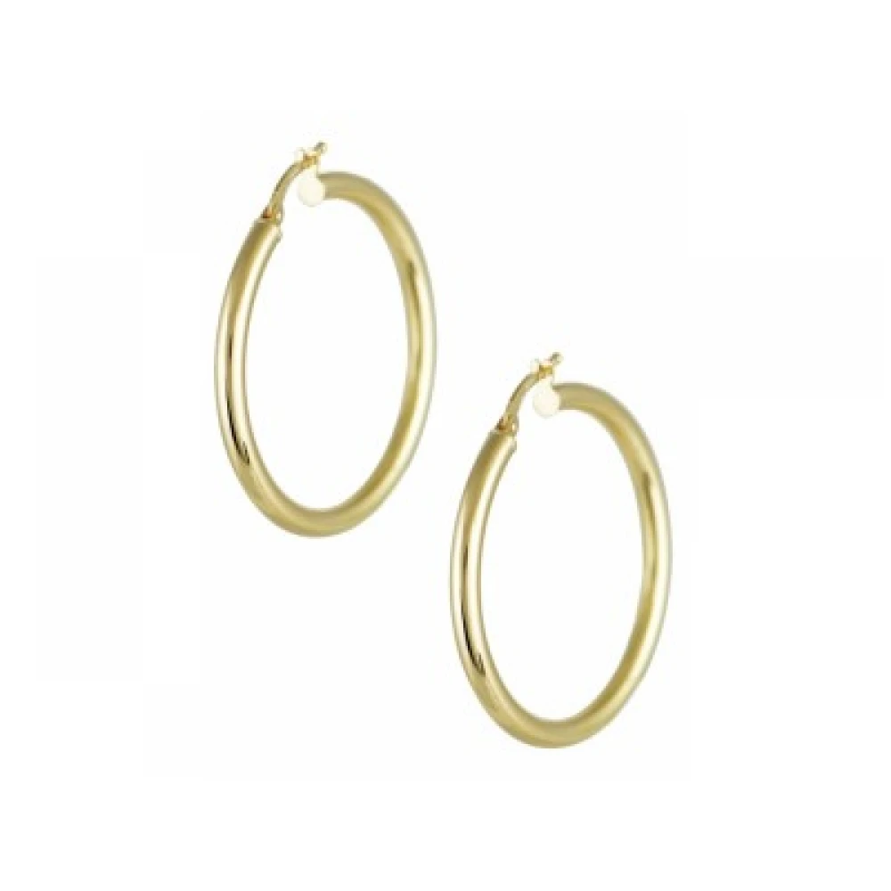 14K Χρυσά Σκουλαρίκια Κρίκοι KR9107