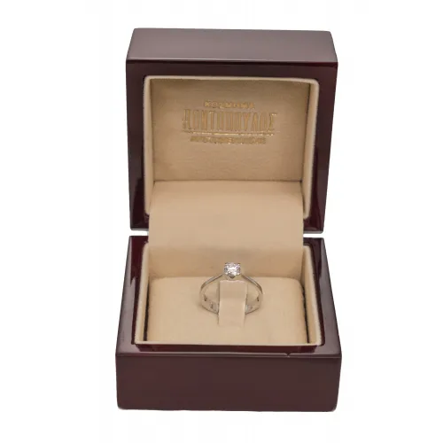 18K Μονόπετρο Δαxτυλίδι Αρραβώνων με Οικολογικό Lab Grown Διαμάντι 0.45ct LAB3608