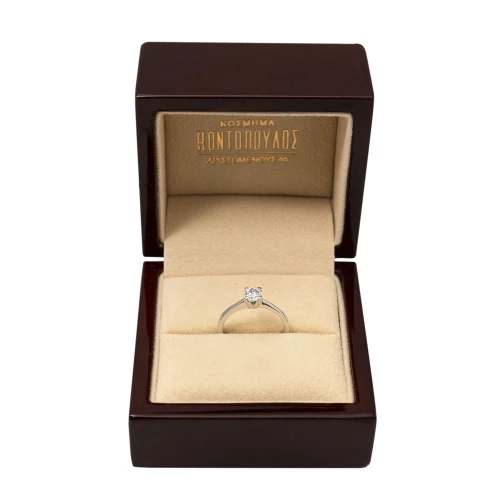 18K Μονόπετρο Δαxτυλίδι Αρραβώνων με Οικολογικό Lab Grown Διαμάντι 0.47ct LAB4148