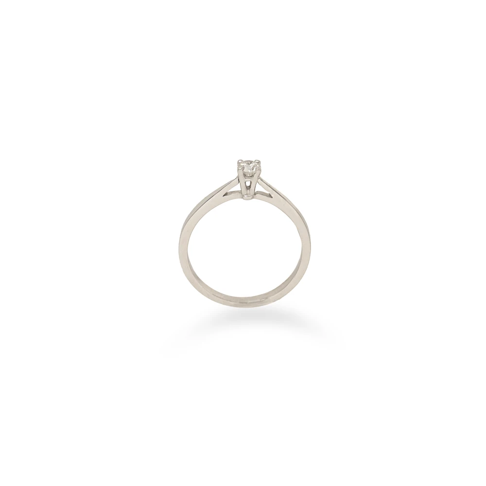 18K Μονόπετρο Δαxτυλίδι Αρραβώνων με Οικολογικό Lab Grown Διαμάντι LAB6290