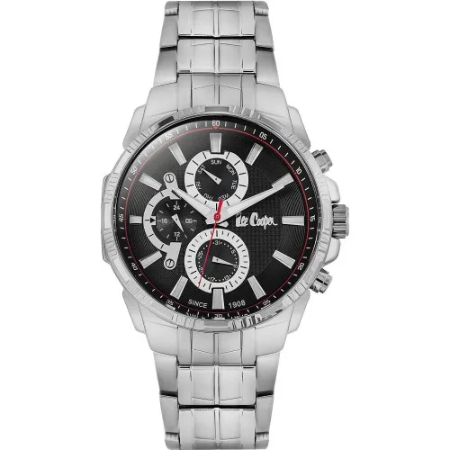 LEE COOPER Chronograph Silver Metal Bracelet LC06511.350